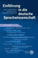 bokomslag Einführung in die deutsche Sprachwissenschaft