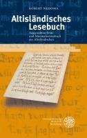 bokomslag Altislandisches Lesebuch: Ausgewahlte Texte Und Minimalworterbuch Des Altislandischen