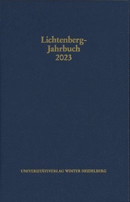 bokomslag Lichtenberg-Jahrbuch 2023