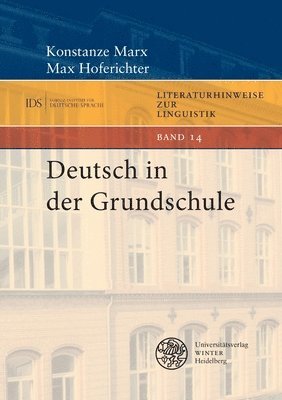 Max Hoferichter, Konstanze Marx - Deutsch in Der Grundschule, Häftad