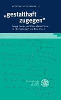 bokomslag "gestalthaft zugegen"