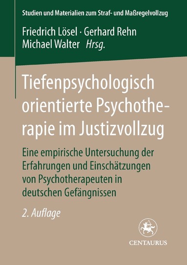 Willi Pecher - Tiefenpsychologisch orientierte Psychotherapie im Justizvollzug, Häftad
