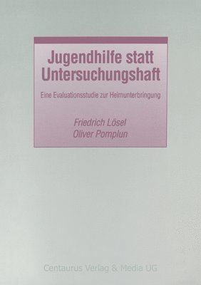 bokomslag Jugendhilfe statt Untersuchungshaft