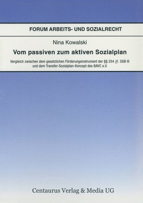 bokomslag Vom passiven zum aktiven Sozialplan