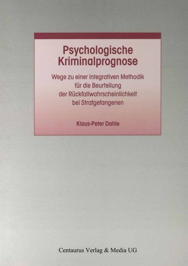 bokomslag Psychologische Kriminalprognose