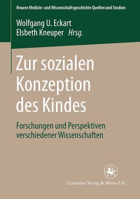 bokomslag Zur sozialen Konzeption des Kindes