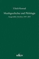bokomslag Musikgeschichte und Philologie