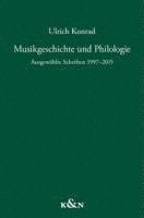 bokomslag Musikgeschichte und Philologie