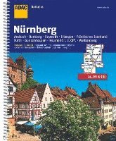 bokomslag ADAC StadtAtlas Nürnberg 1:20 000 mit Ansbach, Bamberg, Bayreuth, Erlangen