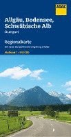 bokomslag ADAC Regionalkarte 15 Allgäu, Bodensee, Schwäbische Alb 1:150.000