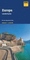 bokomslag ADAC Länderkarte Europa 1:4,5 Mio.