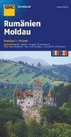 bokomslag ADAC LänderKarte Rumänien, Moldau 1:750 000