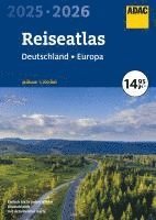 bokomslag ADAC Reiseatlas 2025/2026 Deutschland 1:200.000, Europa 1:4,5 Mio.