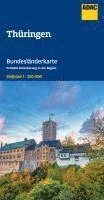 bokomslag ADAC Bundesländerkarte Deutschland 08 Thüringen 1:250.000