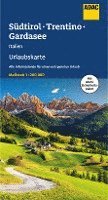 bokomslag ADAC Urlaubskarte Südtirol, Trentino, Gardasee 1:200.000