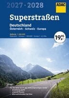ADAC Superstraßen Autoatlas 2027/2028 Deutschland 1:200.000, Österreich, Schweiz 1:300.000 mit Europa 1:4,5 Mio., Häftad