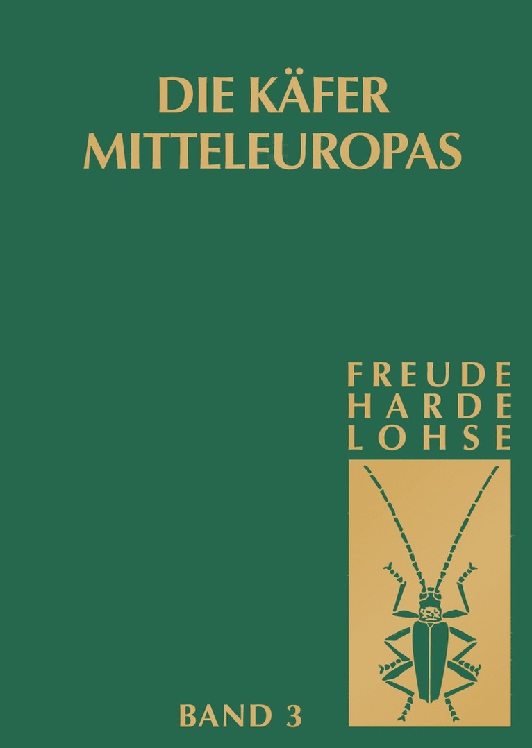 H. Freude, G. a. Lohse - Die Käfer Mitteleuropas, Bd.3: Adephaga II, Palpicornia, Inbunden