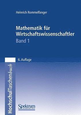 bokomslag Mathematik für Wirtschaftswissenschaftler I