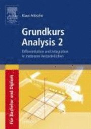 bokomslag Grundkurs Analysis 2: Differentiation Und Integration in Mehreren Veranderlichen; Fur Bachelor Und Diplom