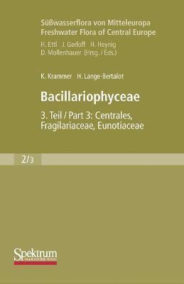bokomslag Bacillariophyceae: Teil 3: Centrales, Fragilariaceae, Eunotiaceae