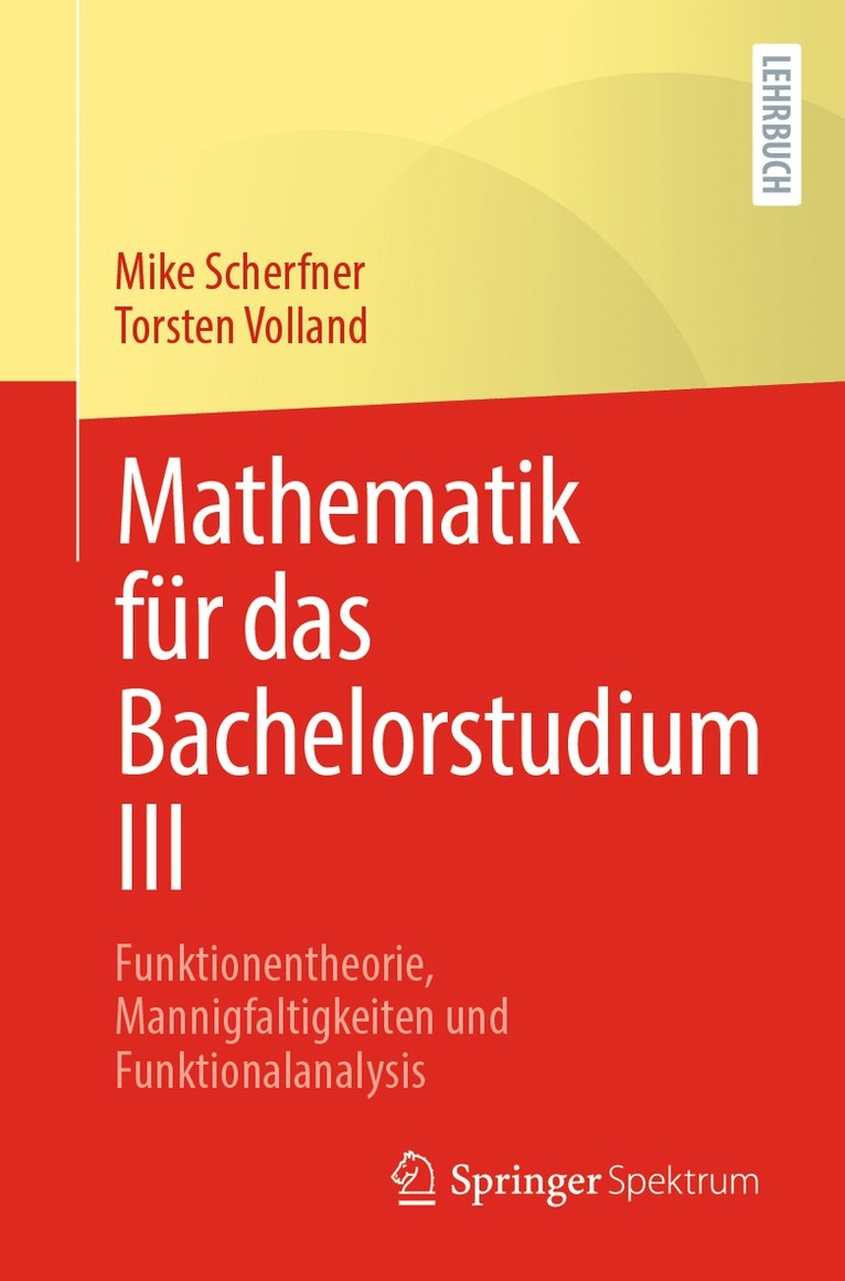 Mathematik fr das Bachelorstudium III 1