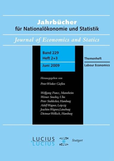 Bernd Fitzenberger, Werner Smolny, Peter Winker - Labour Economics, Inbunden