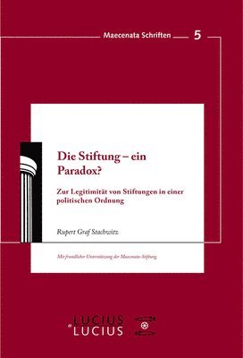 Die Stiftung - ein Paradox? 1