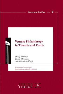 bokomslag Venture Philanthropy in Theorie und Praxis