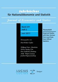 bokomslag Empirical Studies with New German Firm Level Data from Official Statistics