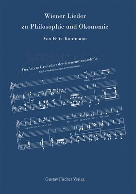 bokomslag Wiener Lieder Zu Philosophie Und konomie
