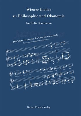 bokomslag Wiener Lieder Zu Philosophie Und Ökonomie