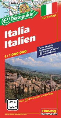 bokomslag Italien Distoguide Hallwag karta : 1:1milj