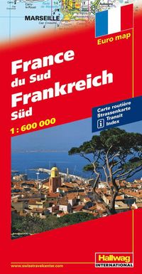 bokomslag Södra Frankrike Hallwag karta : 1:600000