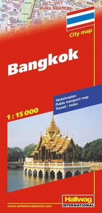 bokomslag Bangkok Hallwag stadskarta : 1:15000