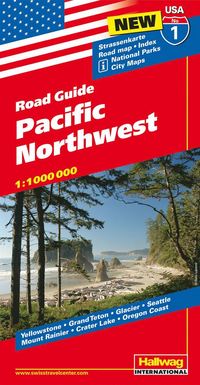 bokomslag USA Pacific Northwest/Nordvästra USA karta nr 1 Ha : 1:1milj