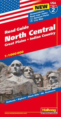 bokomslag USA North Central/Norra & Centrala USA karta nr 2 : 1:1milj