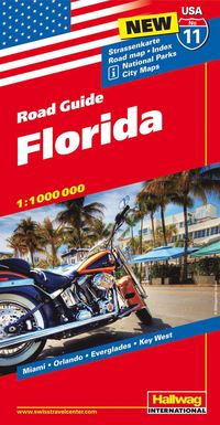 bokomslag USA Florida karta nr 11 Hallwag