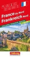 bokomslag Hallwag Strassenkarte Frankreich Nord 1:600.000