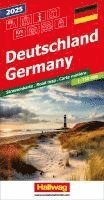 bokomslag Hallwag Strassenkarte Deutschland 2025 1:750.000