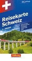 bokomslag Hallwag Strassenkarte Reisekarte Schweiz 1:200.000