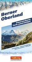 bokomslag Hallwag Panoramakarte Berner Oberland
