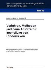 bokomslag Verfahren, Methoden und neue Ansätze zur Beurteilung von Länderrisiken