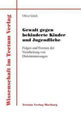 bokomslag Gewalt gegen behinderte Kinder und Jugendliche