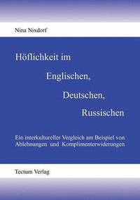 bokomslag Hoeflichkeit im Englischen, Deutschen, Russischen