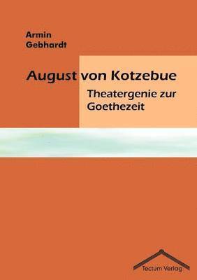 bokomslag August von Kotzebue