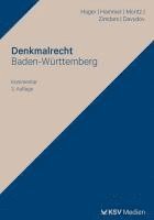bokomslag Denkmalrecht Baden-Württemberg