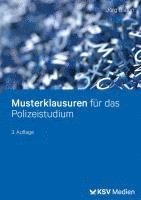 bokomslag Musterklausuren für das Polizeistudium