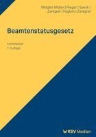 Karin Metzler-Müller, Reinhard Rieger, Erich Seeck, Renate Zentgraf, Frank Füglein, Clarissa Zentgraf - Beamtenstatusgesetz, Häftad