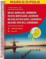 bokomslag MARCO POLO Reiseatlas Benelux, Belgien, Niederlande, Luxemburg 1:200 000