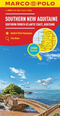 bokomslag MARCO POLO Karte Frankreich Französische Atlantikküste 1:300 000